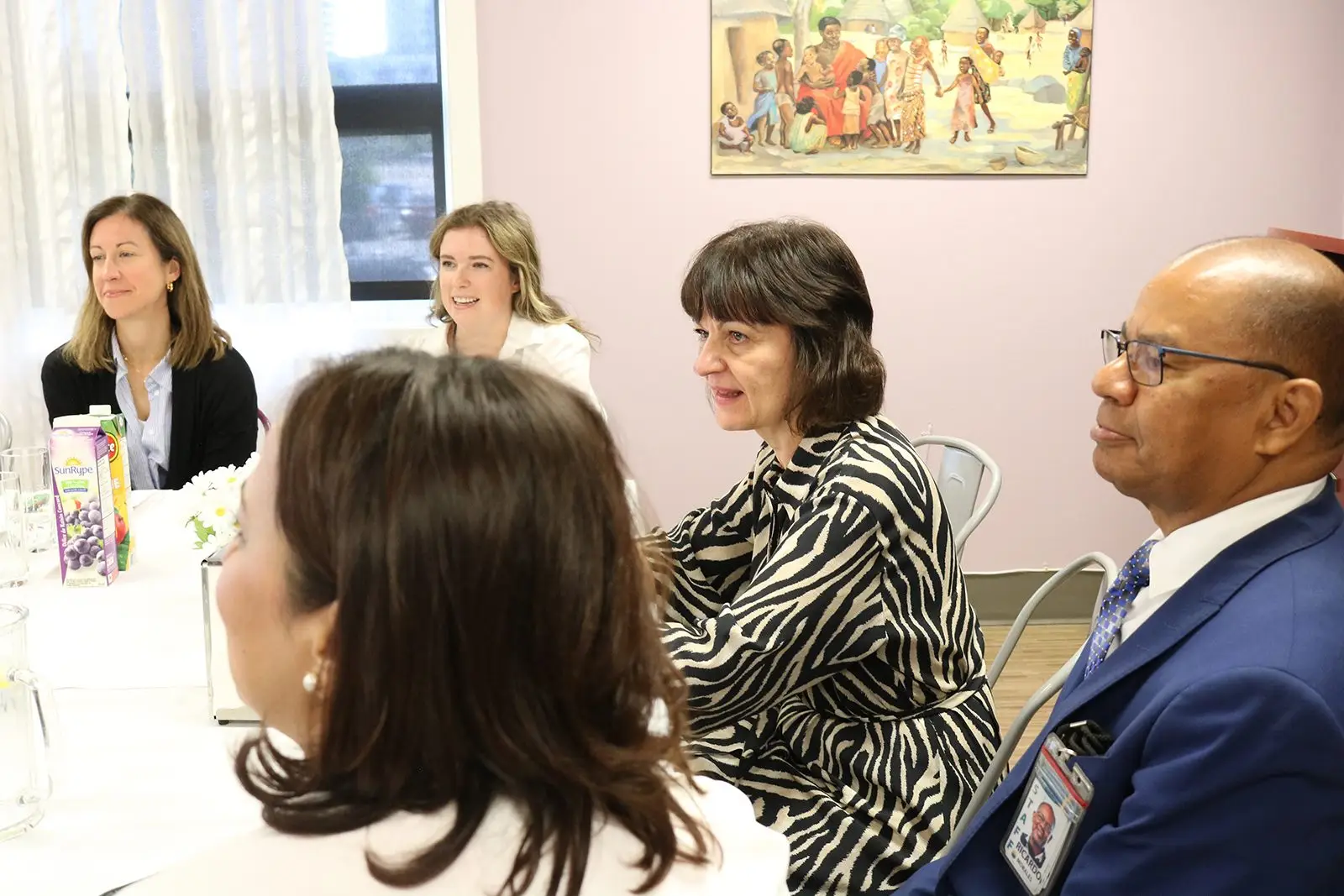 Gordana in a meeting with Canada's former Assistant Deputy Minister of Immigration, Christiane Fox.