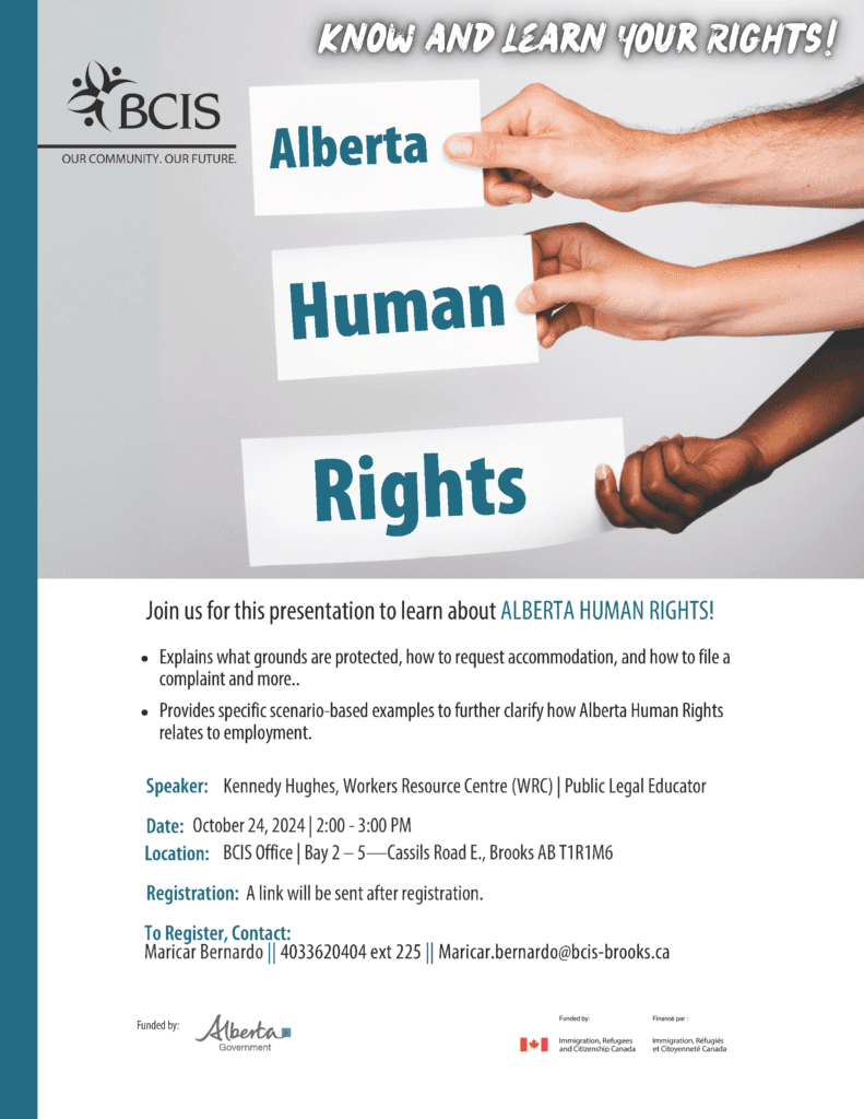 Know and Learn Your Rights: Alberta Human Rights